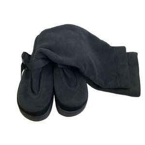TAIGA Snowdog Polar Fleece Tall Winter Boots Black Unisex WOMEN 8 MEN 6